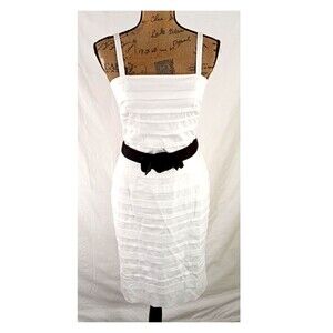 White House Black Market 4 Belt Bow Tier Removeable Strap Sheath